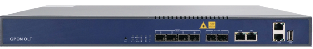 OLT GPON 4 puertos