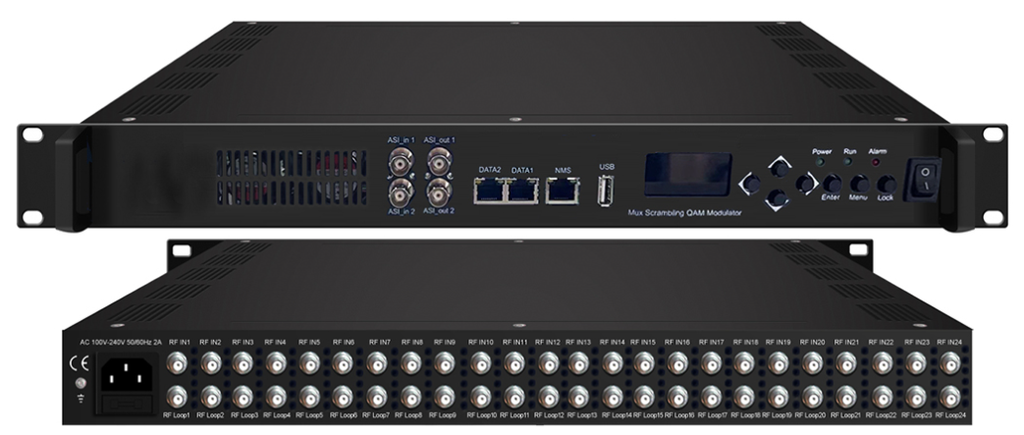 Modulador TDT 24 portadoras (entrada TDT)